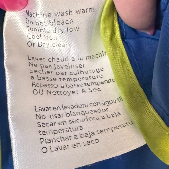 Michael Kors Blue Rain Coat - Picture 6 of 7